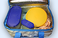 Fische in diversen Transportbehältnissen